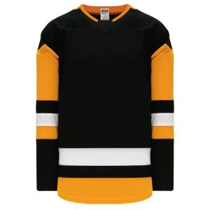 Athletic Knit H550B-PIT744B Pro Hockey Jersey - 2017 Pittsburgh Black - Primary