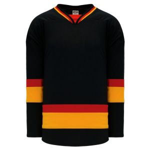 Athletic Knit H550B-VAN295B Pro Hockey Jersey - 2018 Vancouver 3rd Black - Primary