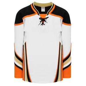 Athletic Knit H550D-ANA539D Pro Hockey Jersey - 2014 Anaheim White - Primary
