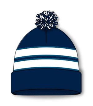 Athletic Knit A1830-595 Hockey Toque - Winnipeg Navy - Rear