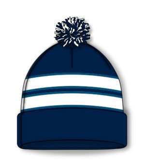 Athletic Knit A1830-595 Hockey Toque - Winnipeg Navy - Front