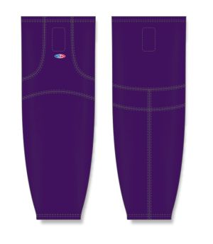 Athletic Knit HS1100-010 Lightweight Pro Hockey Socks - Purple - Front