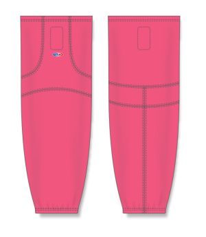 Athletic Knit HS1100-014 Lightweight Pro Hockey Socks - Pink - Front