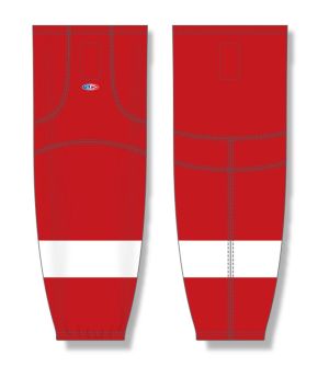 Athletic Knit HS2100-202 Lightweight Pro Hockey Socks - Detroit Red - Front