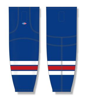 Athletic Knit HS2100-312 Lightweight Pro Hockey Socks - New York Rangers Royal - Front