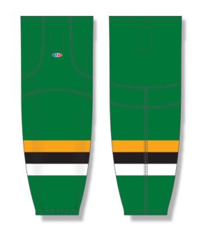 Athletic Knit HS2100-406 Lightweight Pro Hockey Socks - Minnesota Kelly With Black Stripe - Front