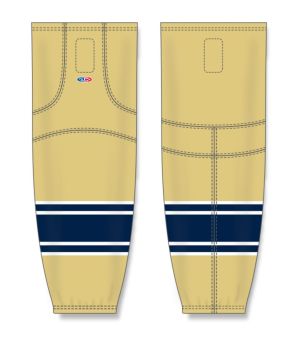 Athletic Knit HS2100-522 Lightweight Pro Hockey Socks - Notre Dame Vegas Gold - Front