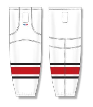 Athletic Knit HS2100-528 Lightweight Pro Hockey Socks - 2013 Carolina White - Front