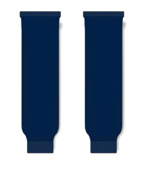 Athletic Knit HS630-004 Knitted Solid Hockey Socks - Navy - Front