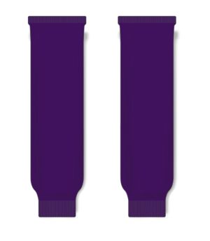 Athletic Knit HS630-010 Knitted Solid Hockey Socks - Purple - Front