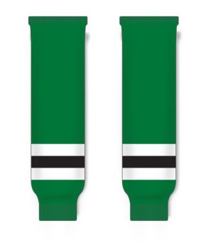 Athletic Knit HS630-376 Knitted Striped Hockey Socks - 2013 Dallas Kelly - Front