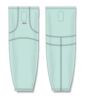 Athletic Knit HS1100-034 Lightweight Pro Hockey Socks - Ice Blue - Front