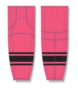 Athletic Knit HS2100-276 Lightweight Pro Hockey Socks - Pink/Black - Front