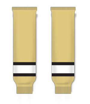 Athletic Knit HS630-281 Knitted Striped Hockey Socks - Vegas/Black/White - Front