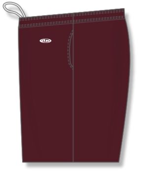 Athletic Knit AS1700-009 Apparel Shorts - Maroon - Left