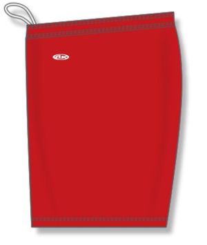 Athletic Knit BS1300-005 Basketball Shorts - Red - Left