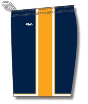 Athletic Knit BS1735-460 Pro Basketball Shorts - Navy/Gold/White - Left