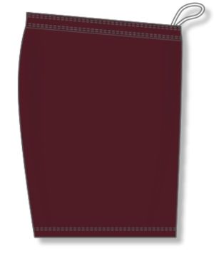 Athletic Knit AS1300-009 Apparel Shorts - Maroon - Right