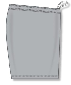 Athletic Knit AS1300-012 Apparel Shorts - Grey - Right