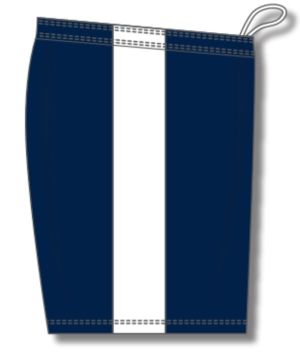 Athletic Knit BS9145-216 Pro Basketball Shorts - Navy/White - Right
