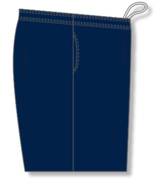 Athletic Knit LS1700-004 Field Lacrosse Shorts - Navy - Right