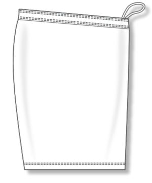 Athletic Knit SS1300-000 Soccer Shorts - White - Right