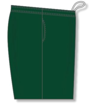 Athletic Knit VS1700-029 Volleyball Shorts - Dark Green - Right