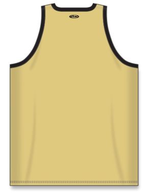 Athletic Knit B1325-282 League Basketball Jersey - Vegas/Black - Rear