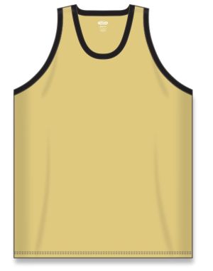 Athletic Knit B1325-282 League Basketball Jersey - Vegas/Black - Front