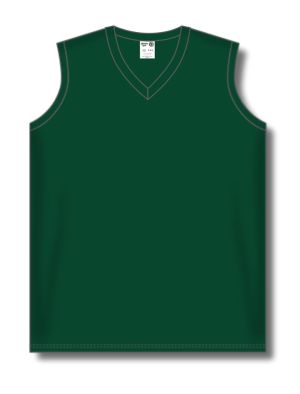 Athletic Knit LF635L-029 Women's Field Lacrosse Jersey - Dark Green - Front