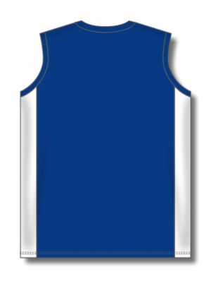 Athletic Knit LF601L-206 Women's Field Lacrosse Jersey - Royal/White - Rear