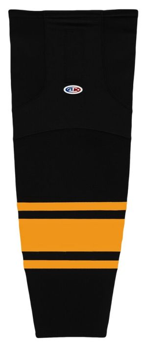 Athletic Knit HS2100-212 Lightweight Pro Hockey Socks - Black/Gold - Primary