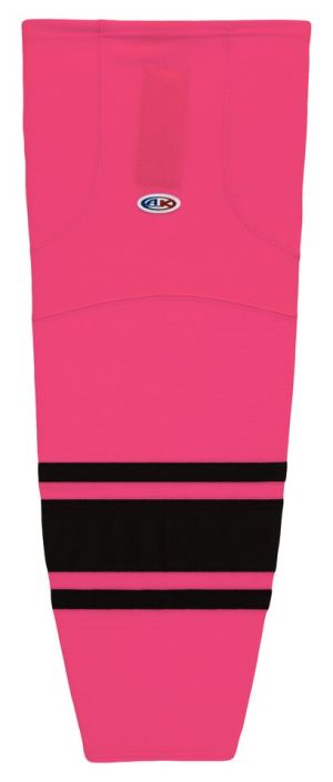 Athletic Knit HS2100-276 Lightweight Pro Hockey Socks - Pink/Black - Primary