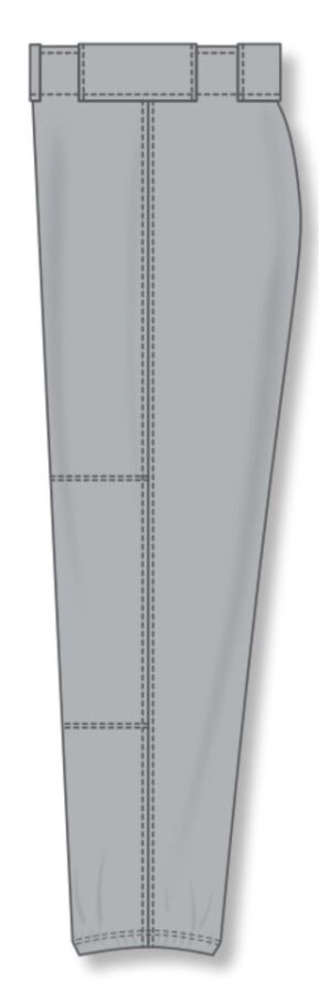 Athletic Knit BA1380-012 Pro Baseball Pants - Grey - Left