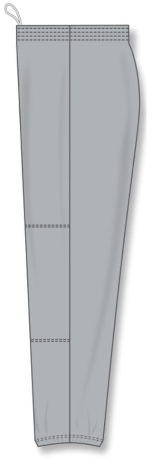 Athletic Knit BA1371-012 League Baseball Pants - Grey - Left