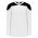 H6100 League Hockey Jersey - White/Black - Front