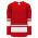 H6400 League Hockey Jersey - Red/White - Front