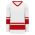 H6400 League Hockey Jersey - White/Red - Front