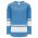 H6400 League Hockey Jersey - Sky/White - Front