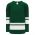H6400 League Hockey Jersey - Dark Green/White - Front