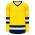 H6500 League Hockey Jersey - Maize/White/Navy - Front