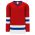 H6500 League Hockey Jersey - Red/Royal/White - Front