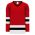 H6500 League Hockey Jersey - Red/Black/White - Front