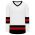 H6500 League Hockey Jersey - White/Black/Red - Front