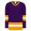 H6500 League Hockey Jersey - Purple/Gold/White - Front