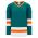 H6500 League Hockey Jersey - Pacific Teal/White/Orange - Front
