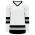 H6500 League Hockey Jersey - White/Black/Grey - Front