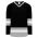 H6500 League Hockey Jersey - Black/Grey/White - Front