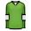 H7000 Select Hockey Jersey - Lime Green/Black/White - Front
