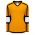 H7000 Select Hockey Jersey - Gold/White/Black - Front